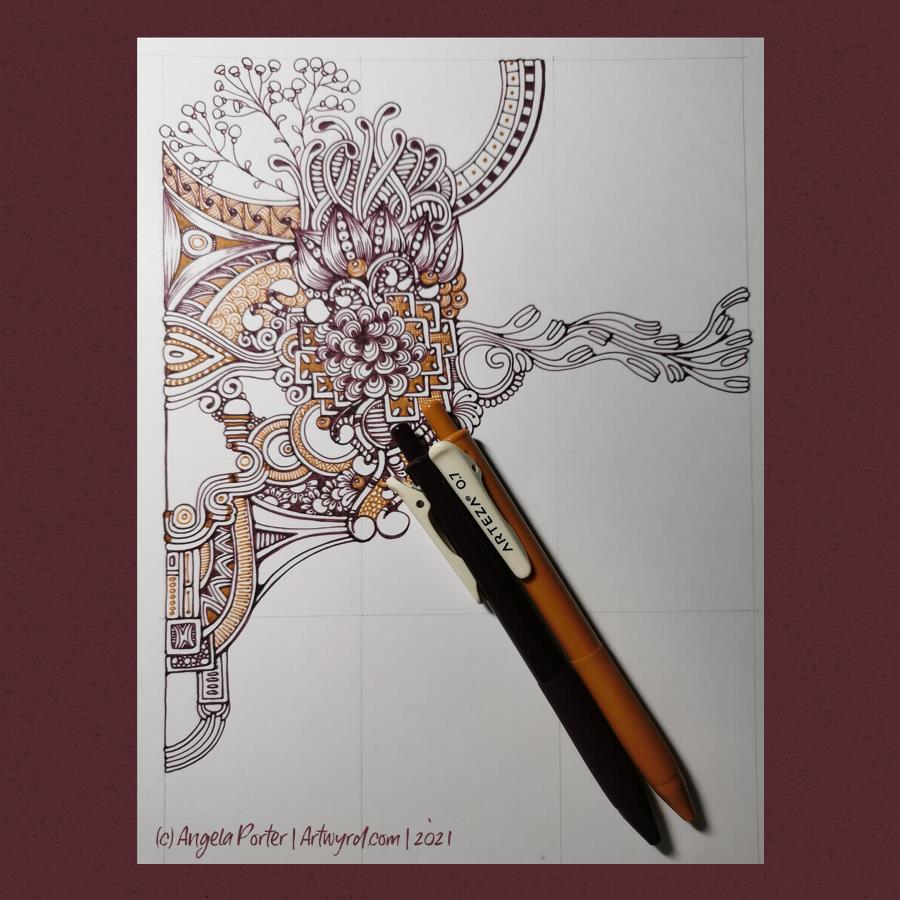 Arteza Vintage premium gel pens – Angela Porter