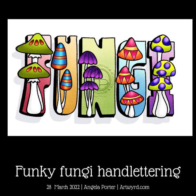 Draw With Me… Fungi and other organic things. An idea for a sketchbook page  – Angela Porter